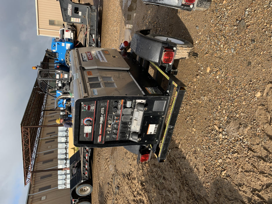 2019 Lincoln Electric Vantage 322 Ready-Pak 3, Two Wheel Trailer, Fender and Light Kit, Cable Rack