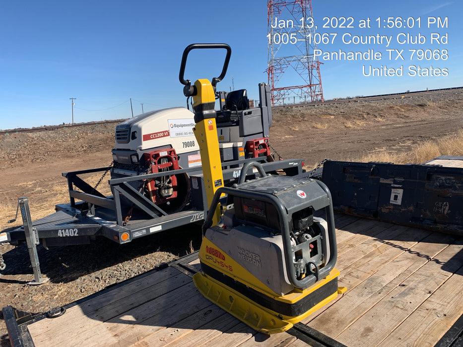 2020 Wacker Neuson DPU4545HEH Reversible Plate Compactor, Diesel