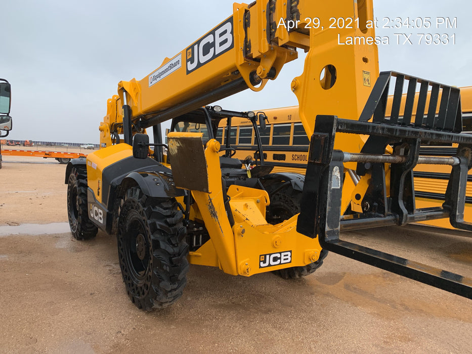 2020 JCB 512-56 Canopy, 74Hp, Solid Tires, Work Lights, Beacon, Aux Hydraulics, Back up Alarm, Lifting Eye, ES Decals
