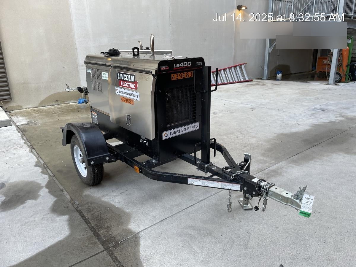 2024 Lincoln Electric LE400 Kubota V1505, Trlr, Cable Rack, Light Kit, ES Decals, T3