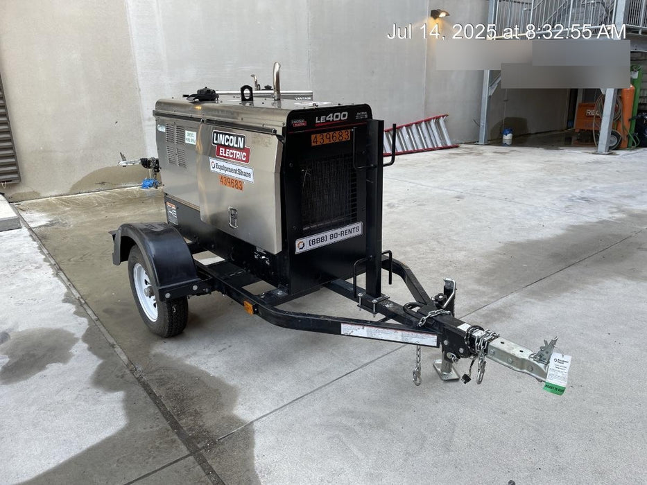 2024 Lincoln Electric LE400 Kubota V1505, Trlr, Cable Rack, Light Kit, ES Decals, T3