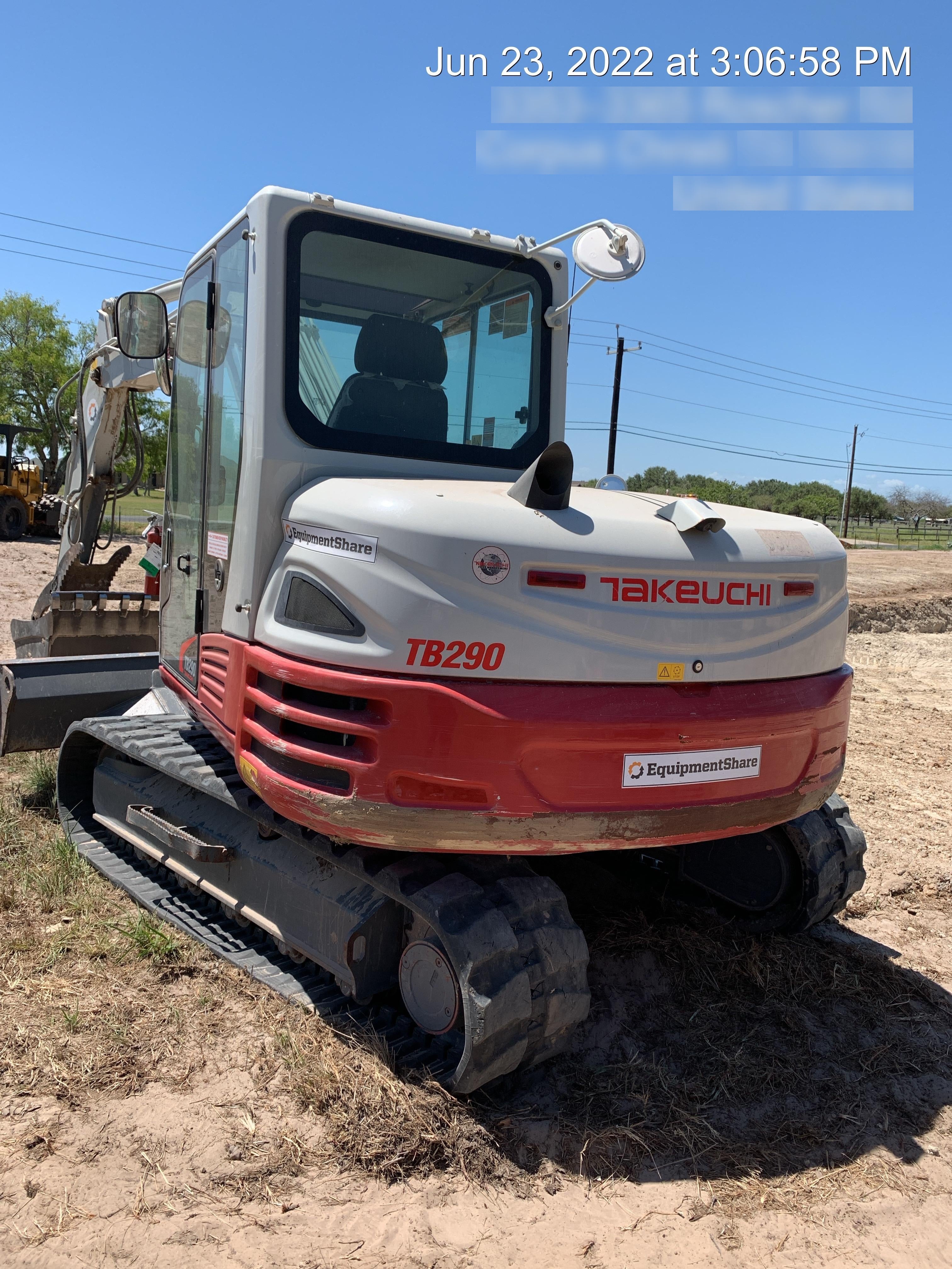 2019 TAKEUCHI TB290