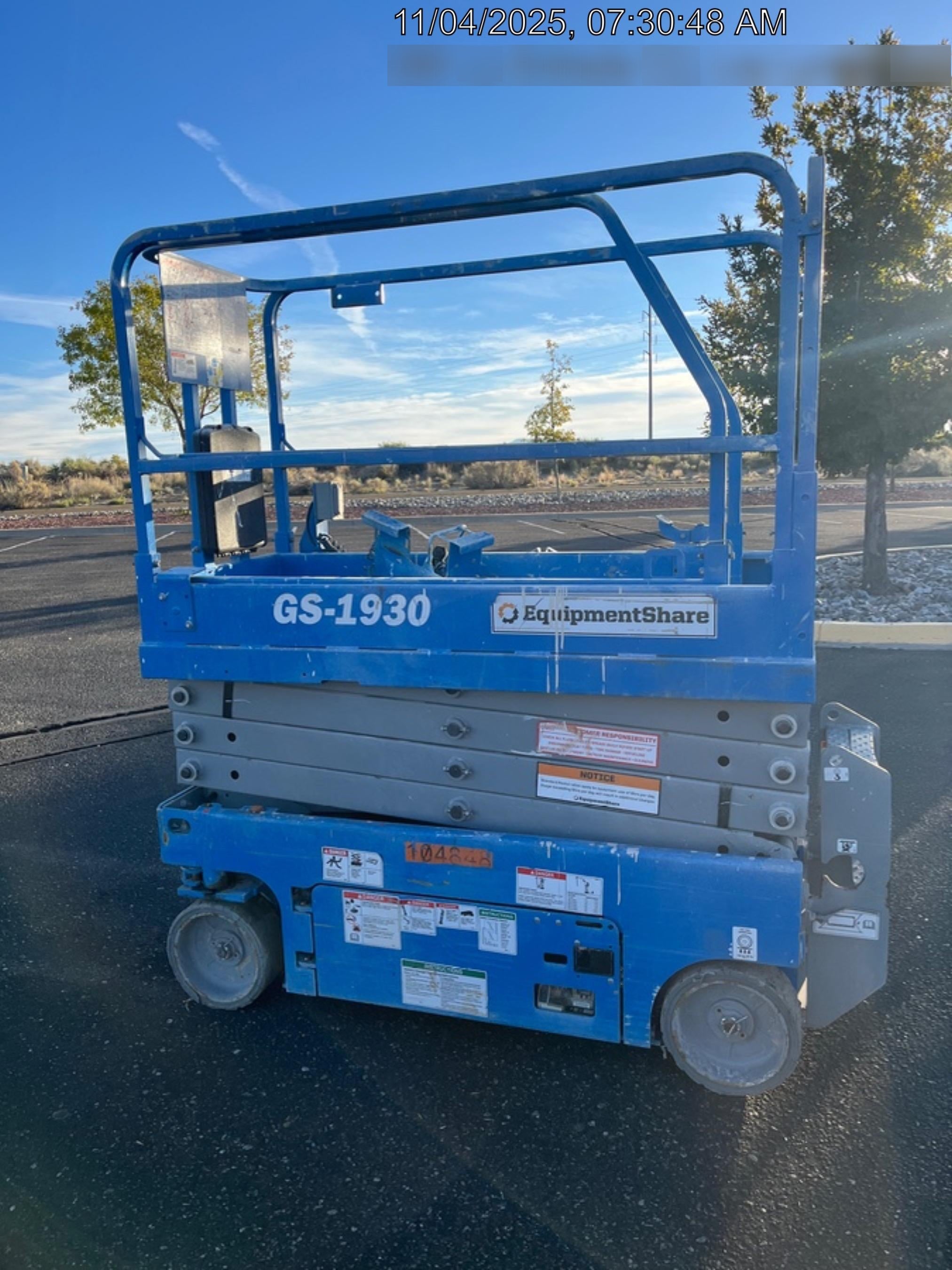 2020 Genie GS-1930 Standard Machine