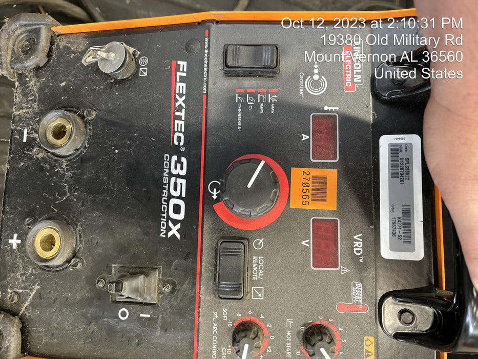 2022 LINCOLN ELECTRIC FLEXTEC 350X