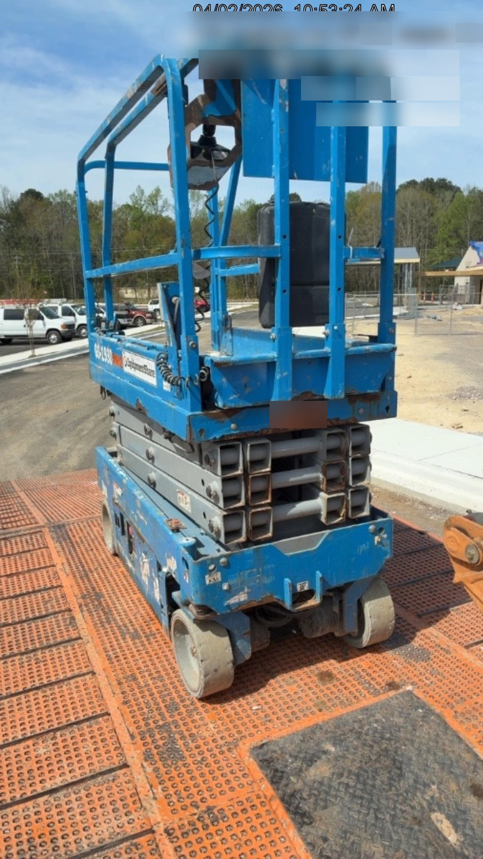 2019 Genie GS-1930 Fixed Rails with Chain Entry