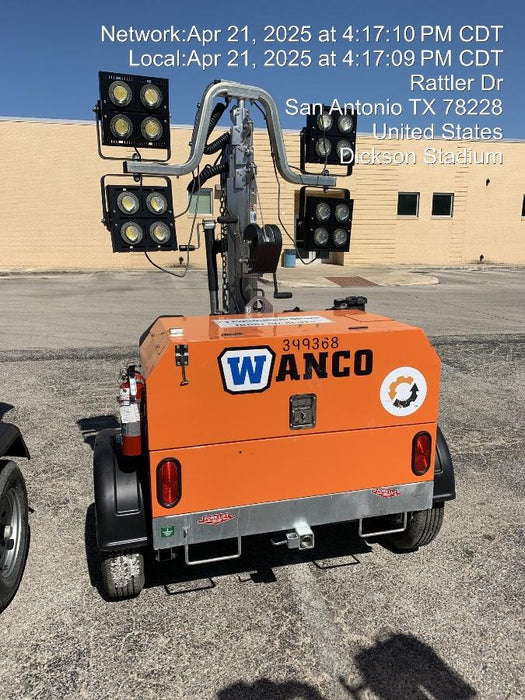 2024 Wanco WLTT-4MM4K Diesel, Deep Sea Controller, Shore Power Plug, Auto Start, (4) 350W LED Floodlights, 4kW Generator, 60 Gal Fuel Tank, 2" Ball, T3