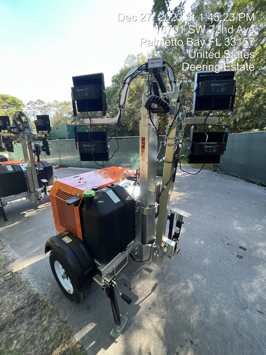 2023 Wanco WLTT-4MM4K Diesel, Deep Sea Controller, Shore Power Plug, Auto Start, (4) 350W LED Floodlights, 4kW Generator, 60 Gal Fuel Tank, 2" Ball, T3