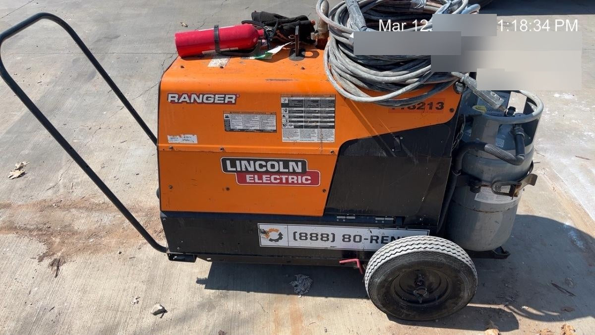 2020 Lincoln Electric Ranger 305 LPG Kohler Engine, One-Pak