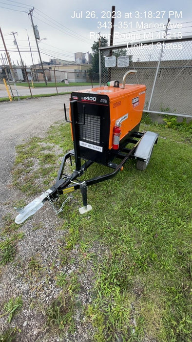 2023 Lincoln Electric LE400 Kubota V1505, Trlr, Cable Rack, Light Kit, ES Decals, T3