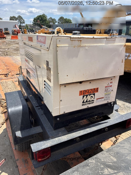 2020 Multiquip DLW400ESA4 400 amp Welder, 14kW, 120/240V, T4F Kubota, Trailer