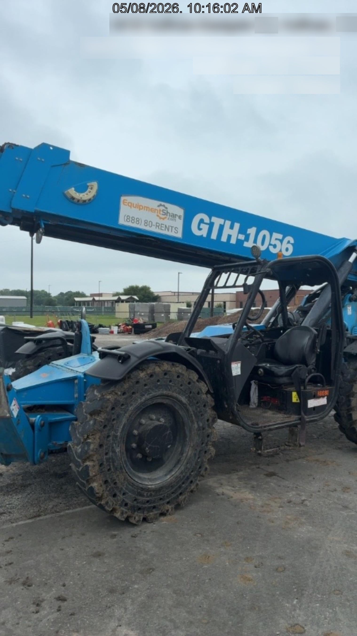 2017 Genie GTH-1056 Genie GTH1056, Solid Tires, 60" carriage, Open ROPS - GTH10E-11935