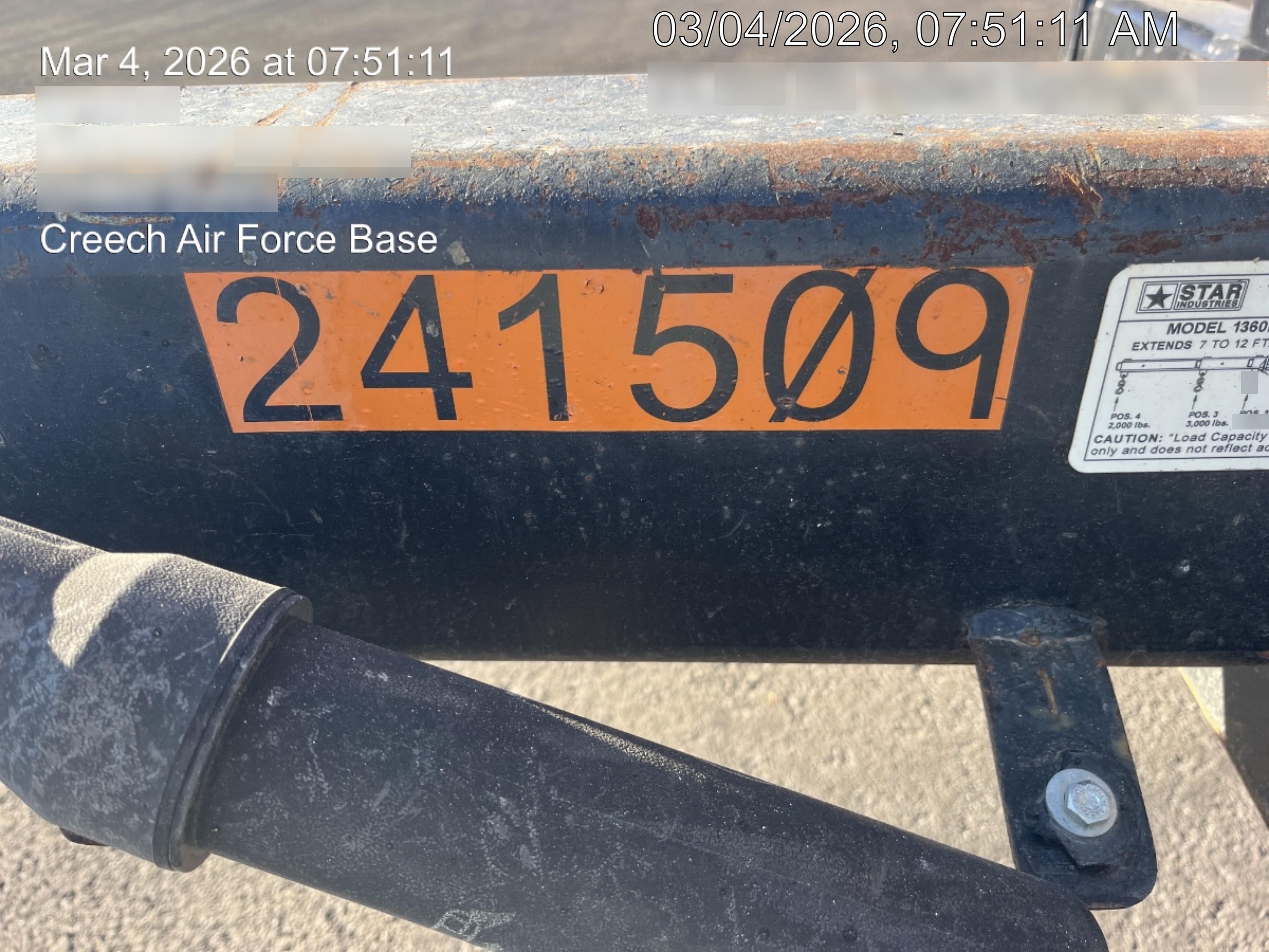 2022 STAR INDUSTRIES M1360B - Star JIB Boom