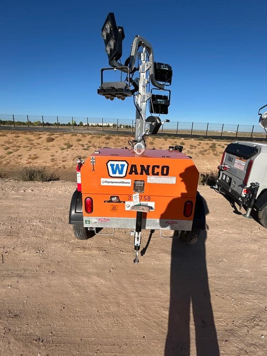 2024 Wanco WLTT-4MM4K Diesel, Deep Sea Controller, Shore Power Plug, Auto Start, (4) 350W LED Floodlights, 4kW Generator, 60 Gal Fuel Tank, 2" Ball, T3