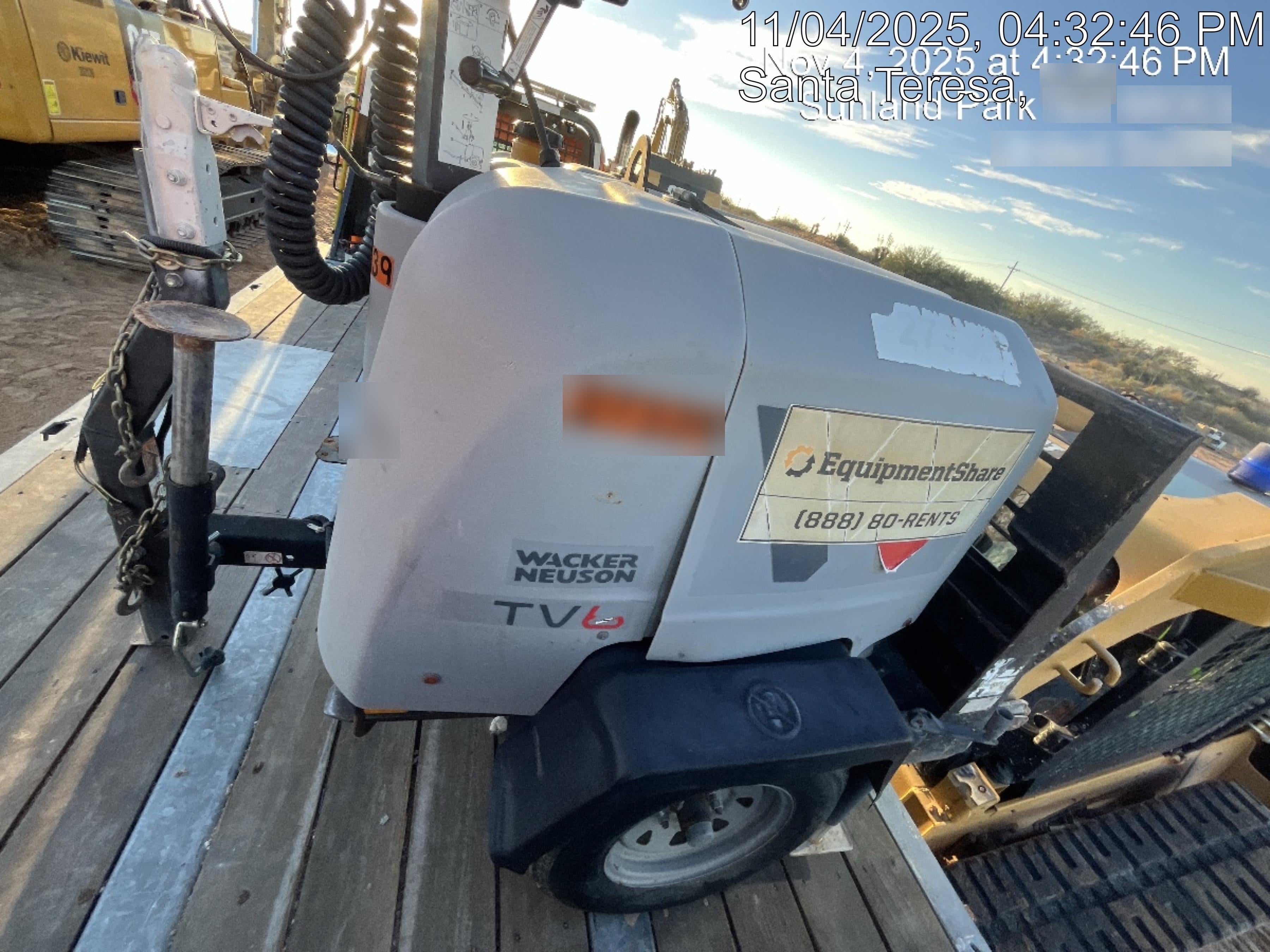 2019 Wacker Neuson LTV6L-MH Standard Options, ES Track Hardware, Fuel Level Sensor