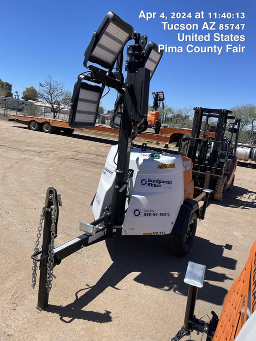 2024 Generac MLT2 Diesel, Flex Switch 120V Input, Powerzone Controller, 
(4) 320W LED Lights, 4kW Generator, 39.9 Gal Fuel Tank, 2" Ball, T3