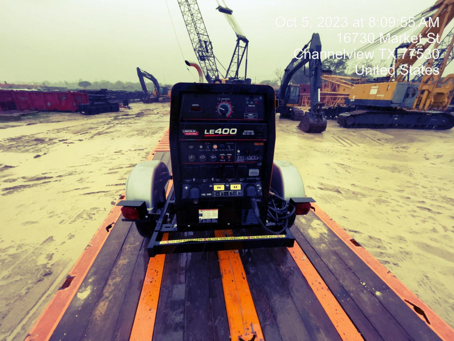 2022 Lincoln Electric LE400 Kubota V1505, Trlr, Cable Rack, Light Kit, ES Decals, T3