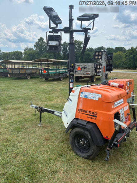 2023 Generac MLT2 Diesel, Flex Switch 120V Input, Powerzone Controller, 
(4) 320W LED Lights, 4kW Generator, 39.9 Gal Fuel Tank, 2" Ball, T3