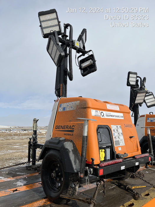 2023 Generac MLT2 Diesel, Flex Switch 120V Input, Powerzone Controller, (4) 320W LED Lights, 4kW Generator, 39.9 Gal Fuel Tank, 2" Ball, T3