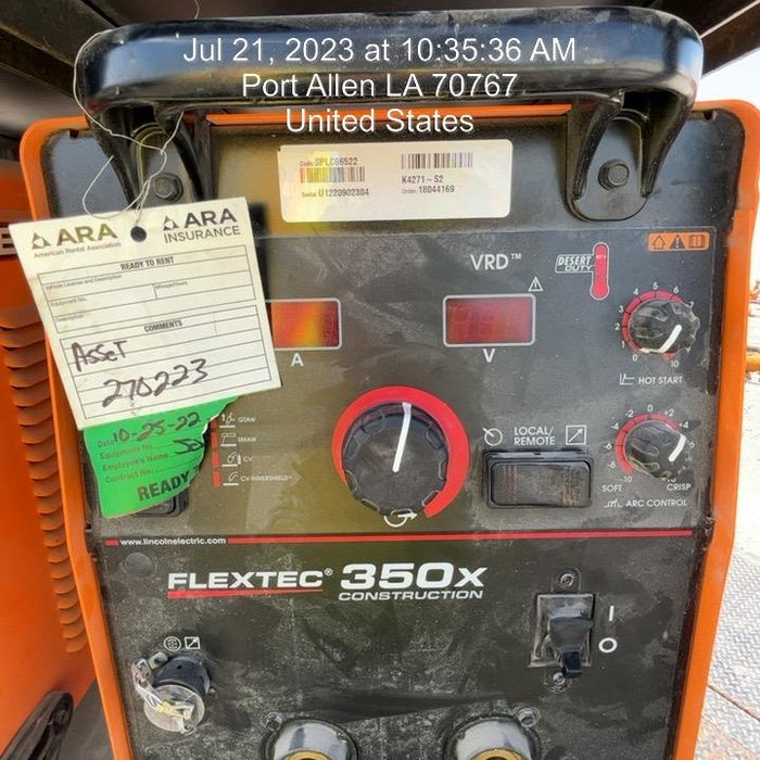 2022 LINCOLN ELECTRIC FLEXTEC 350X