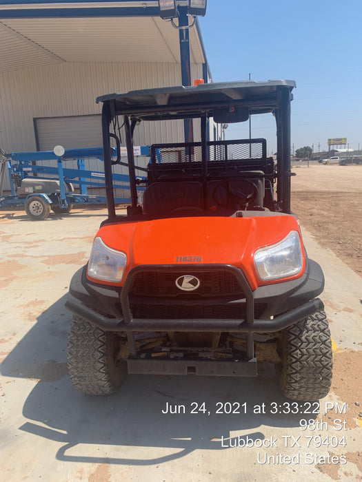 Kubota RTV-X1140W-H Canopy, 4-Seater, Diesel, Windshield Acrylic Clear, LED Strobe, Backup Alarm