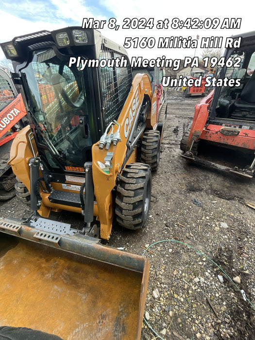 2023 Case SV280 Cab/Heat/Air/Pneumatic Tires, Radius, Hand Controls,Cold Weather PKG, Work Lights, Back Up Alarm, Manual QC (owner code 22233/user1 33322)