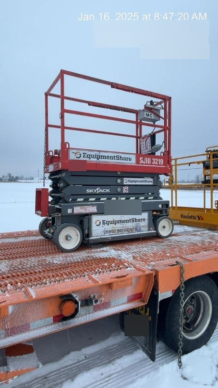 2019 Skyjack SJIII-3219 Standard Options, Trojan Batteries