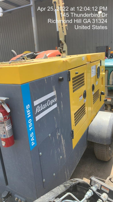 2020 ATLAS COPCO PAS 150 HF CS Enclosed