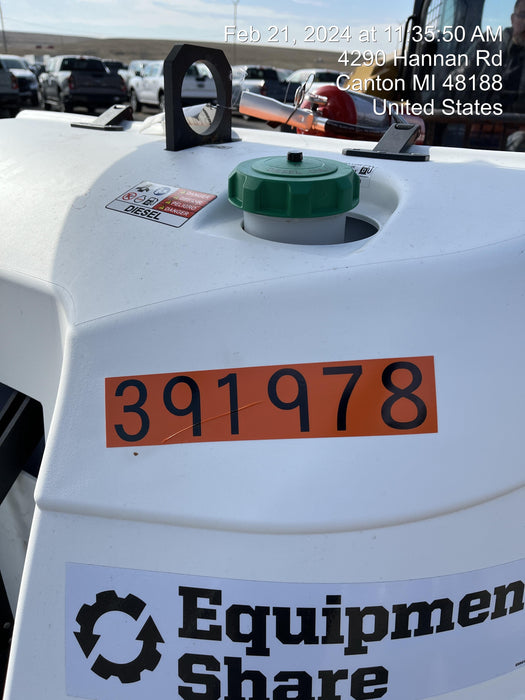 2024 Generac MLT2 Diesel, Flex Switch 120V Input, Powerzone Controller, 
(4) 320W LED Lights, 4kW Generator, 39.9 Gal Fuel Tank, 2" Ball, T3