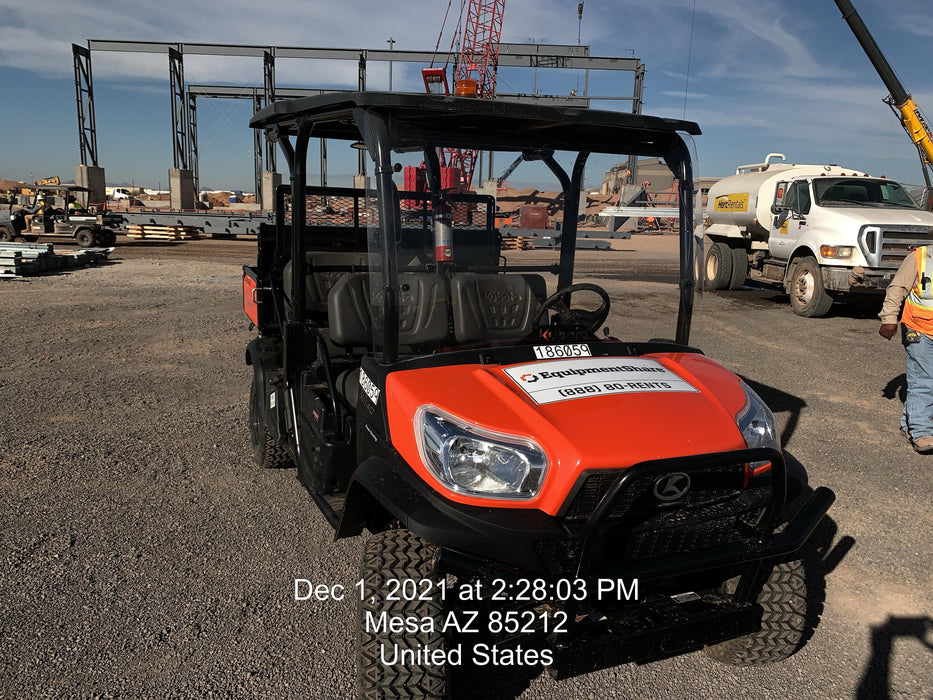 Kubota RTV-X1140W-H Plastic Canopy, Windshield Acrylic Clear, LED Strobe Light, Wire Harness Kit, Back up Alarm