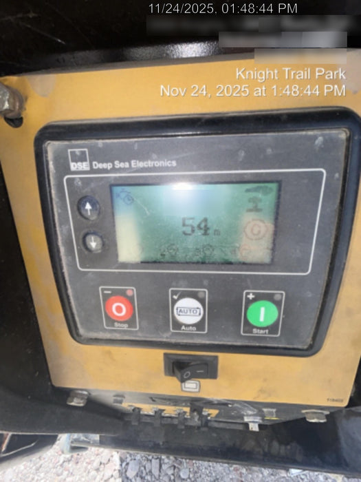 2022 Allmand NLV3GR (4) LED Light Fixture 350W, 23' Vertical Mast, 3kW Prime, Towable, ES Decals, T3