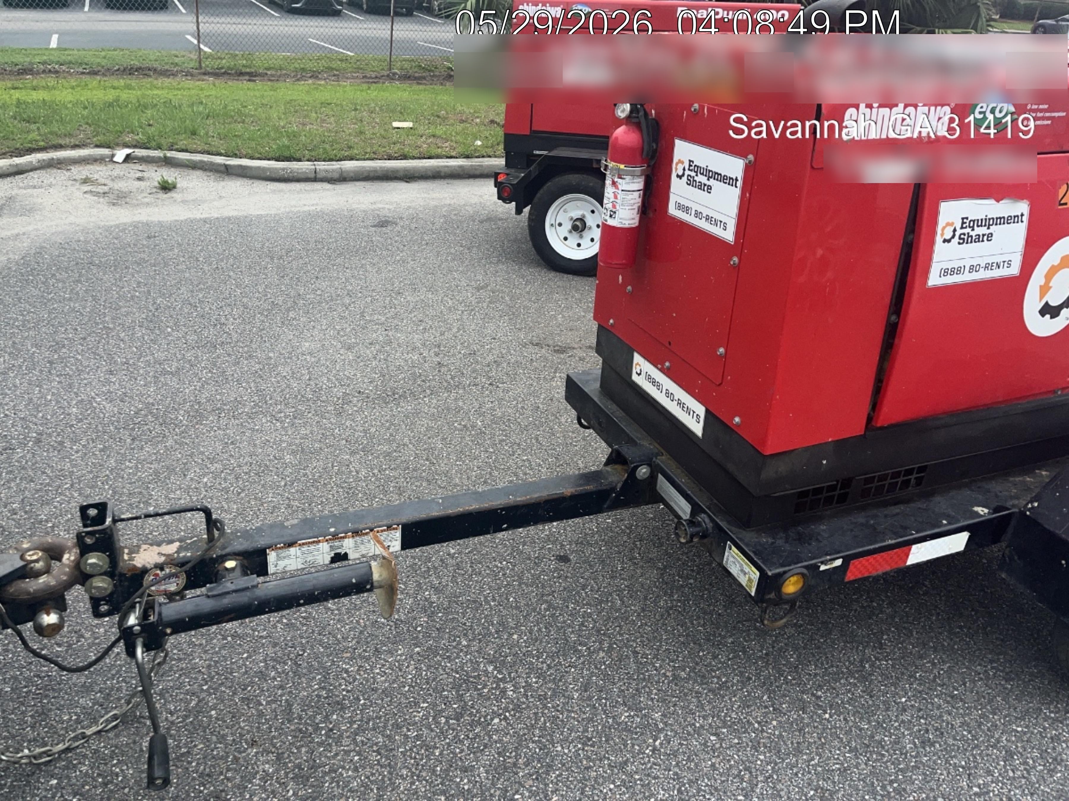 2022 Shindaiwa DGW400MDL Kubota D902 Engine, 23 HP, Dual Op Welder, Wire, Arc, Droop Stick, Tig, and CC Stick Functionality, Simulphase, 3 Phase and 1 Phase Gen Output, Single Axle NB Trlr, Slr Trckl Chrg 12V 12W, Fire Ext