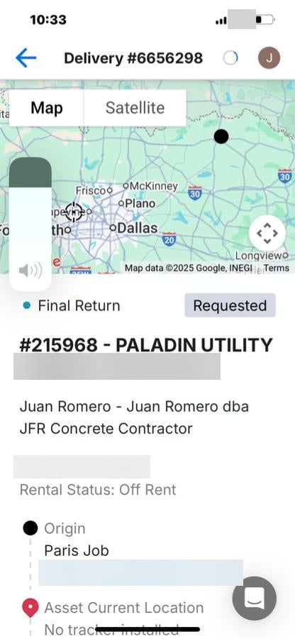 2022 PALADIN UTILITY GRAPPLE 11876-0022