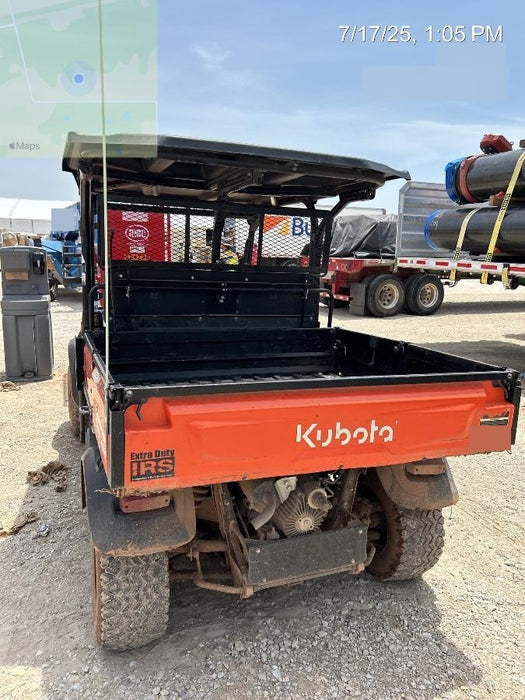 2022 Kubota RTV-X1140W-H Plastic Canopy, Windshield Acrylic Clear, LED Strobe Light, Wire Harness Kit, Back up Alarm