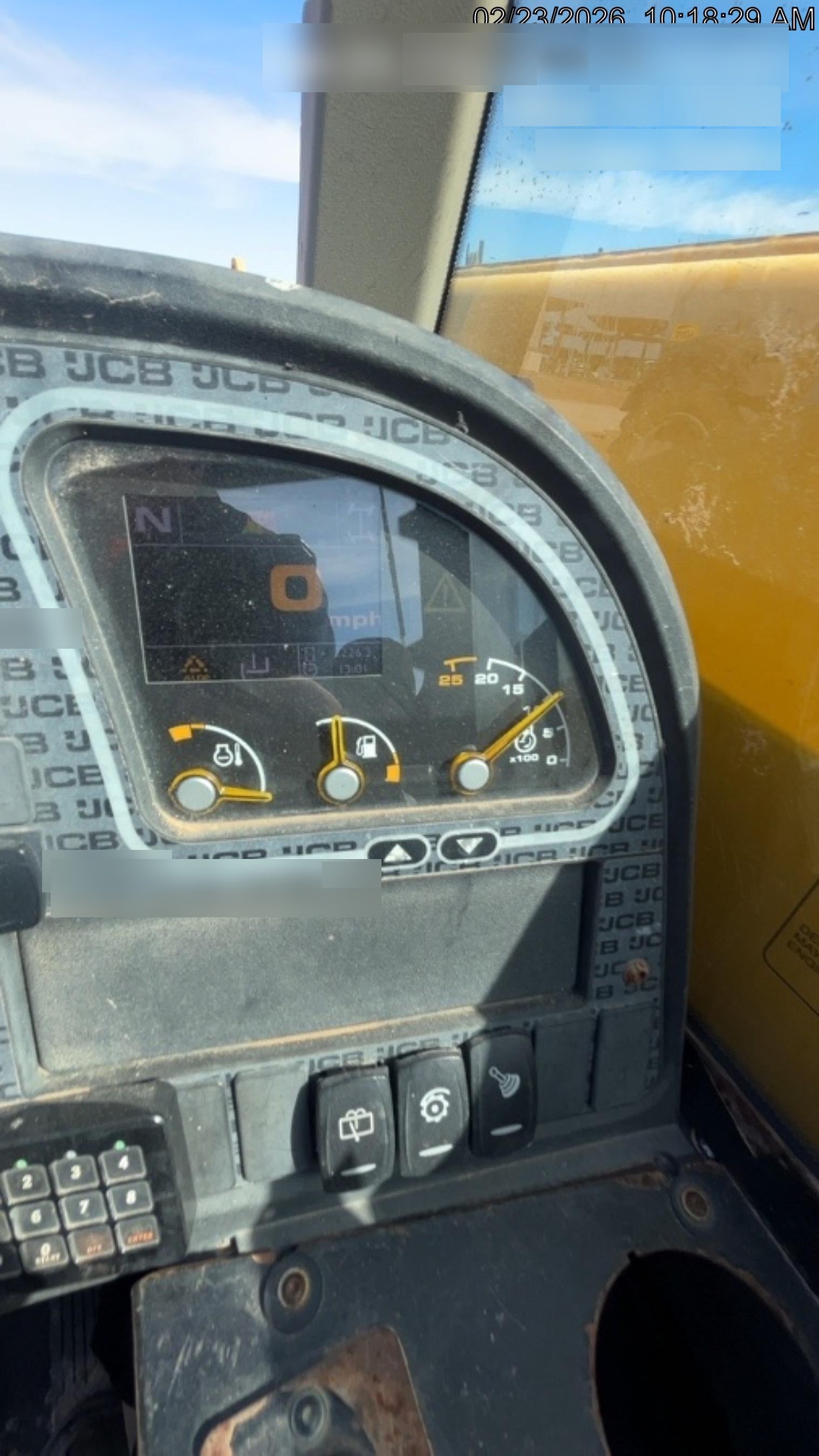2020 JCB 505-20TC Canopy, Solid Tires, Work Lights, Beacon, Aux Hydraulics, Back up Alarm, ES Decals