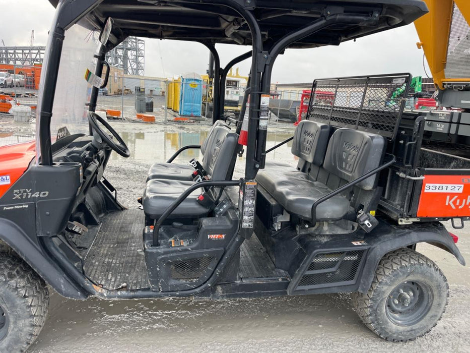 2023 Kubota RTV-X1140W-H 4WD, LED Strobe, Windshield Acrylic Clear, Plastic Canopy, Wire Harness Kit, Backup Alarm