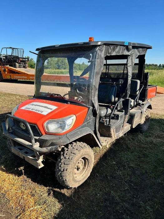 2022 Kubota RTV-X1140W-H Plastic Canopy, Windshield Acrylic Clear, LED Strobe Light, Wire Harness Kit, Back up Alarm