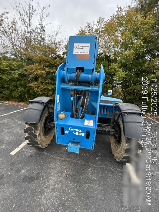 2020 Genie GTH-636 Canopy, Solid Tires, Work Lights, Beacon, Aux Hydraulics, Back up Alarm