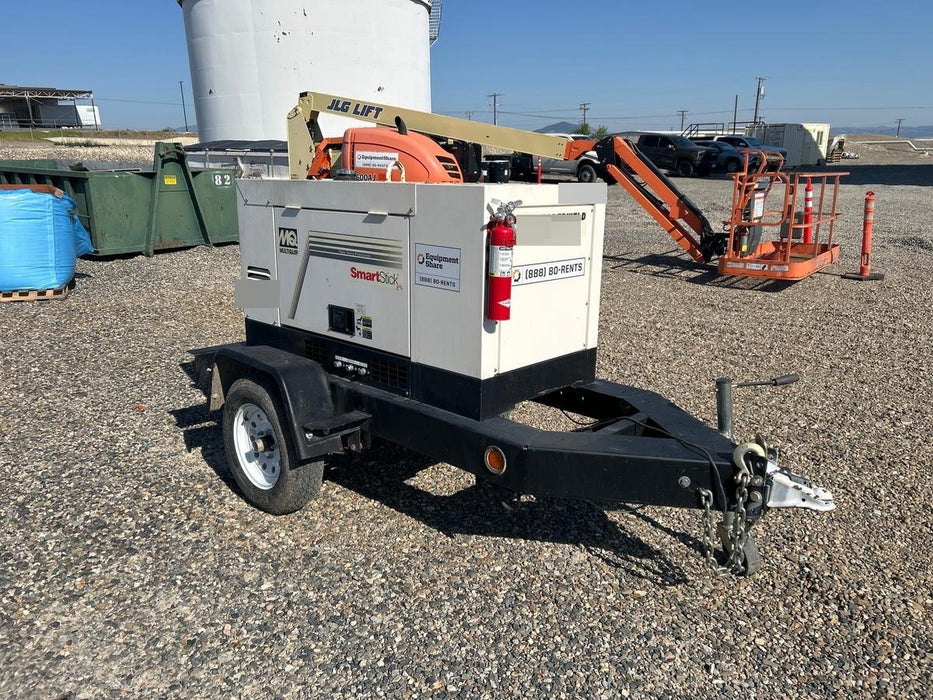 2020 Multiquip DLW400ESA4 400 amp Welder, 14kW, 120/240V, T4F Kubota, Trailer