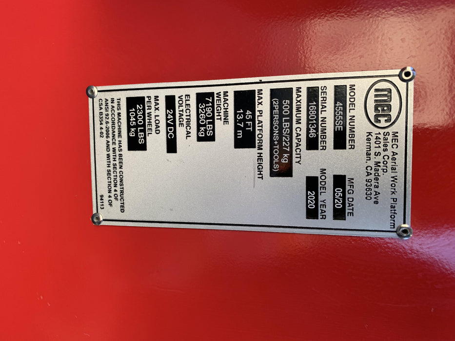 2020 MEC 4555SE