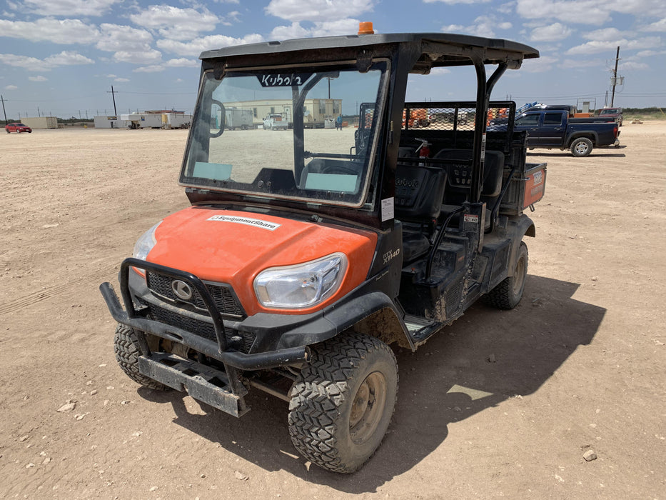 Kubota RTV-X1140W-H 4wd Utility Cart, LED Strobe, Windshield Tempered Glass, Pastic Canopy, Wire Harness Kit, Backup Alarm
