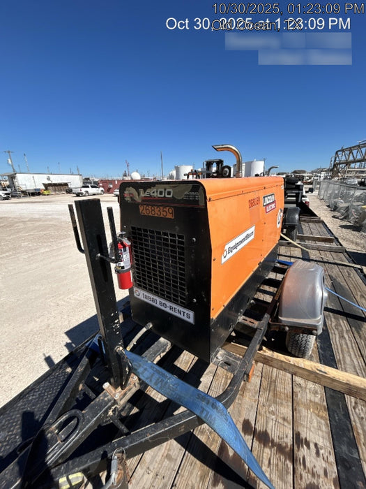 2022 Lincoln Electric LE400 Kubota V1505, Trlr, Cable Rack, Light Kit, ES Decals, T3