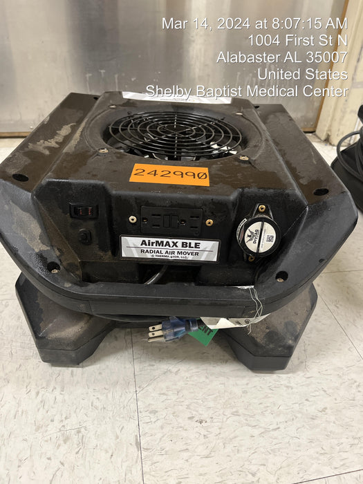 2022 PHOENIX AirMAX Radial Air Mover