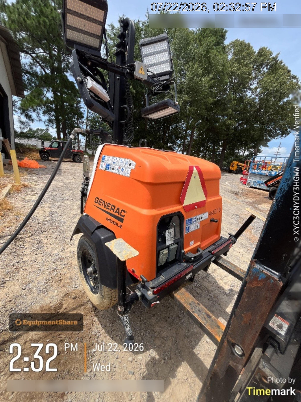 2024 Generac MLT6SKDS-STD4 ELEC WINCH Diesel, Electric Winch Mast, Powerzone Controller, (4) 320W LED Lights, 4kW Generator, 39.9 Gal Fuel Tank, 2" pintle, T3