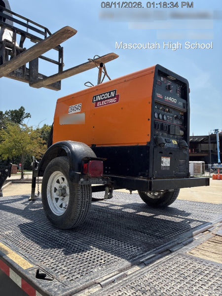 2022 Lincoln Electric LE400 Kubota V1505, Trlr, Cable Rack, Light Kit, ES Decals, T3