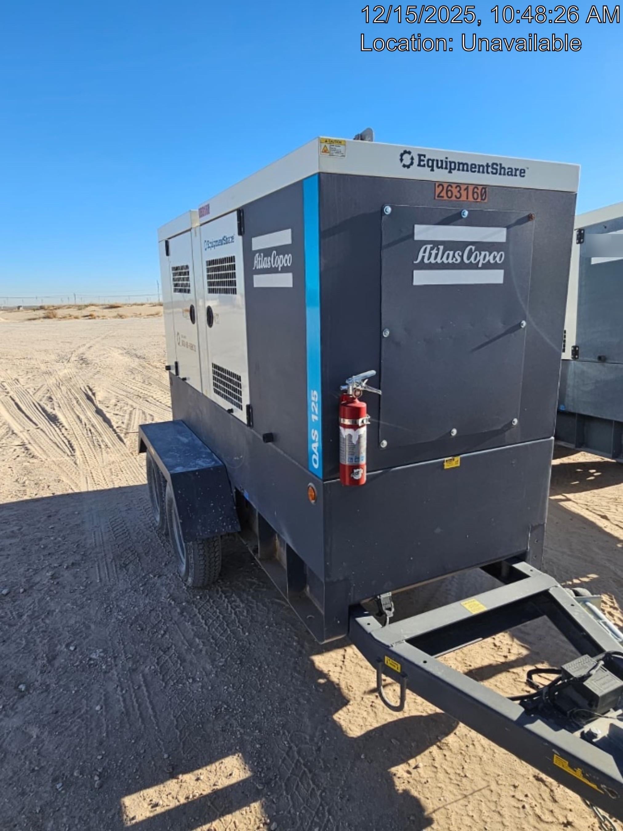2022 ATLAS COPCO QAS 125