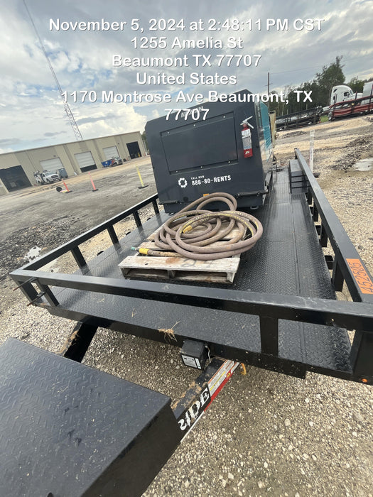 2024 TEXAS PRIDE TRAILERS 18'-20' Lowboy Sand Blasting Unit