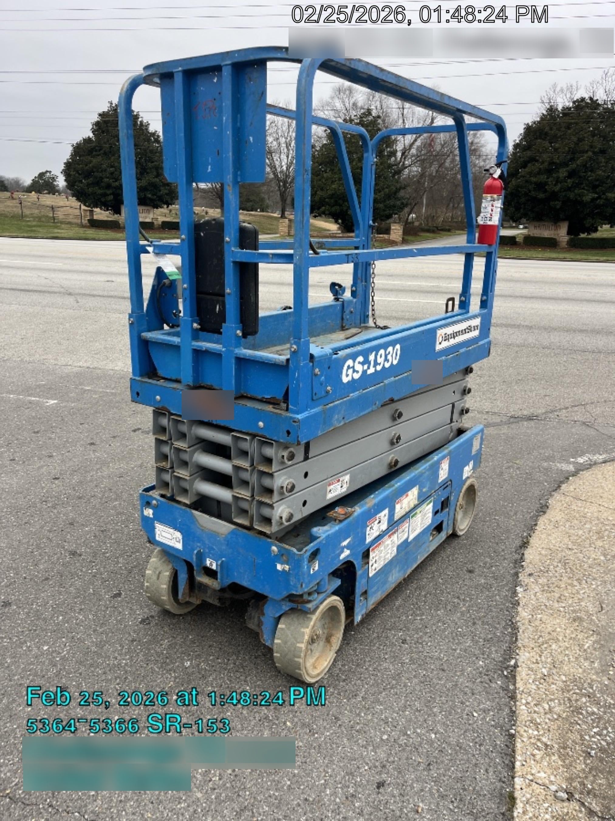 2019 Genie GS-1930 Fixed Rails with Chain Entry