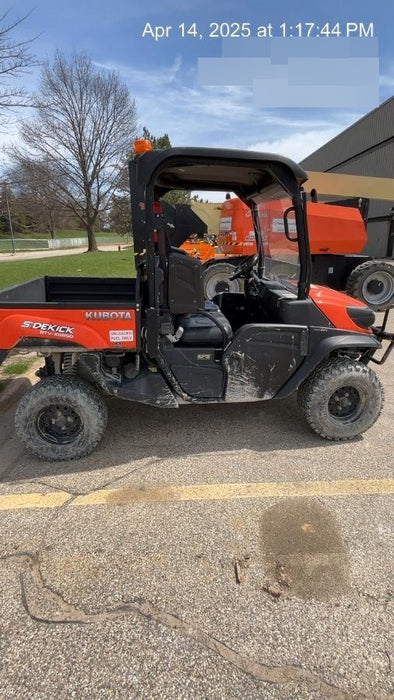 2019 Kubota RTV-XG850WL-H 4wd Utility Cart, Gas, 2 Seat, LED Strobe, Windshield Tempered Glass, Plastic Canopy, Wire Harness Kit, Backup Alarm