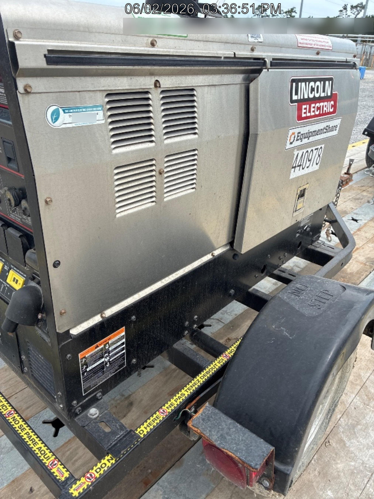 2024 Lincoln Electric LE400 Kubota V1505, Trlr, Cable Rack, Light Kit, ES Decals, T3