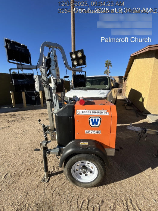 2024 Wanco WLTT-4MM4K Diesel, Deep Sea Controller, Shore Power Plug, Auto Start, (4) 350W LED Floodlights, 4kW Generator, 60 Gal Fuel Tank, 2" Ball, T3